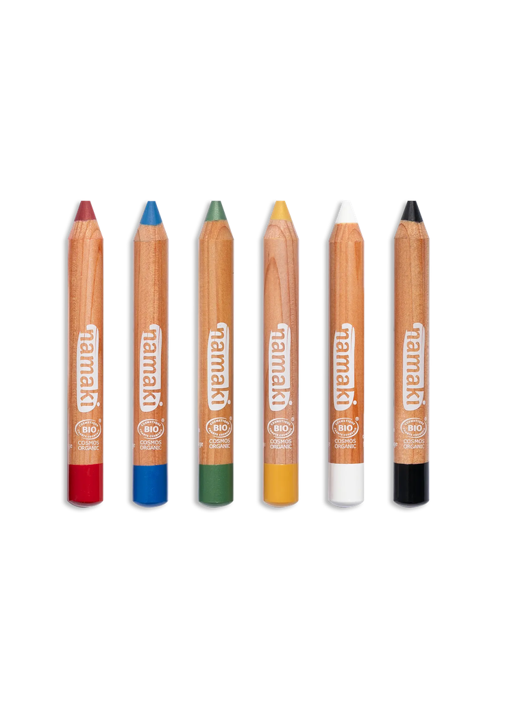 Kit 6 crayons de maquillage - Arc-en-ciel**