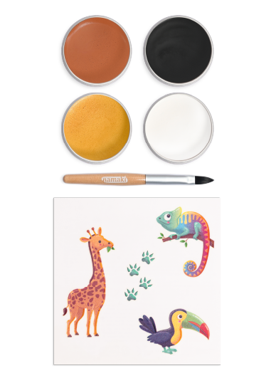 Kit de maquillage 4 couleurs - Tigre**