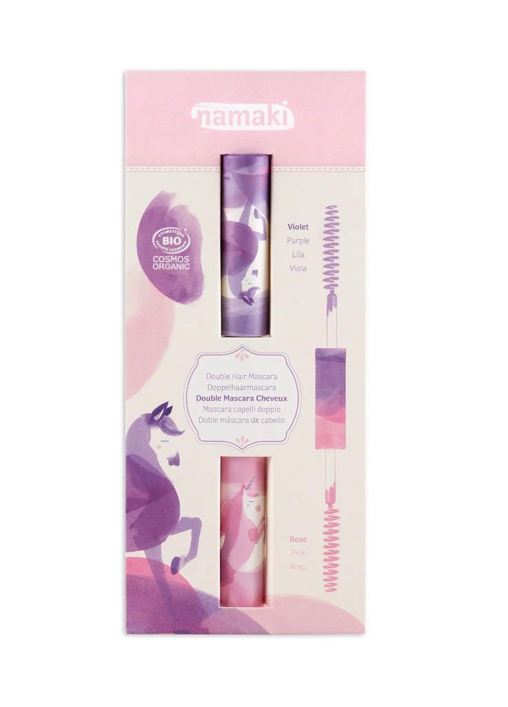 Double-tip Hair Mascara Pink-Purple**