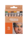 Set of 6 Face Painting Pencils - Wild Life**