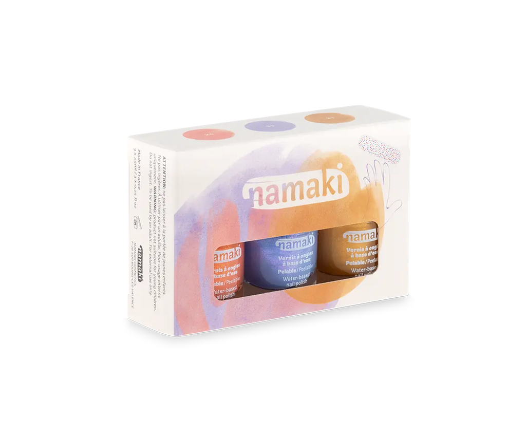 Coffret 3 vernis à ongles - Soleil couchant