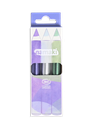 Kinderschminkstifte Glitzer - Jumbo - Violett-Silber-Grün**
