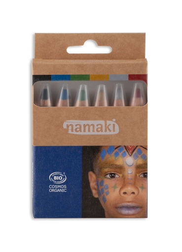 [110102] Kit 6 crayons de maquillage - Mondes Intergalactiques**