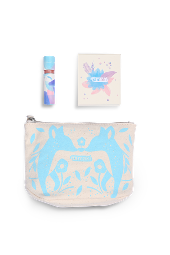 [110937] Trousse de maquillage- Bleue**